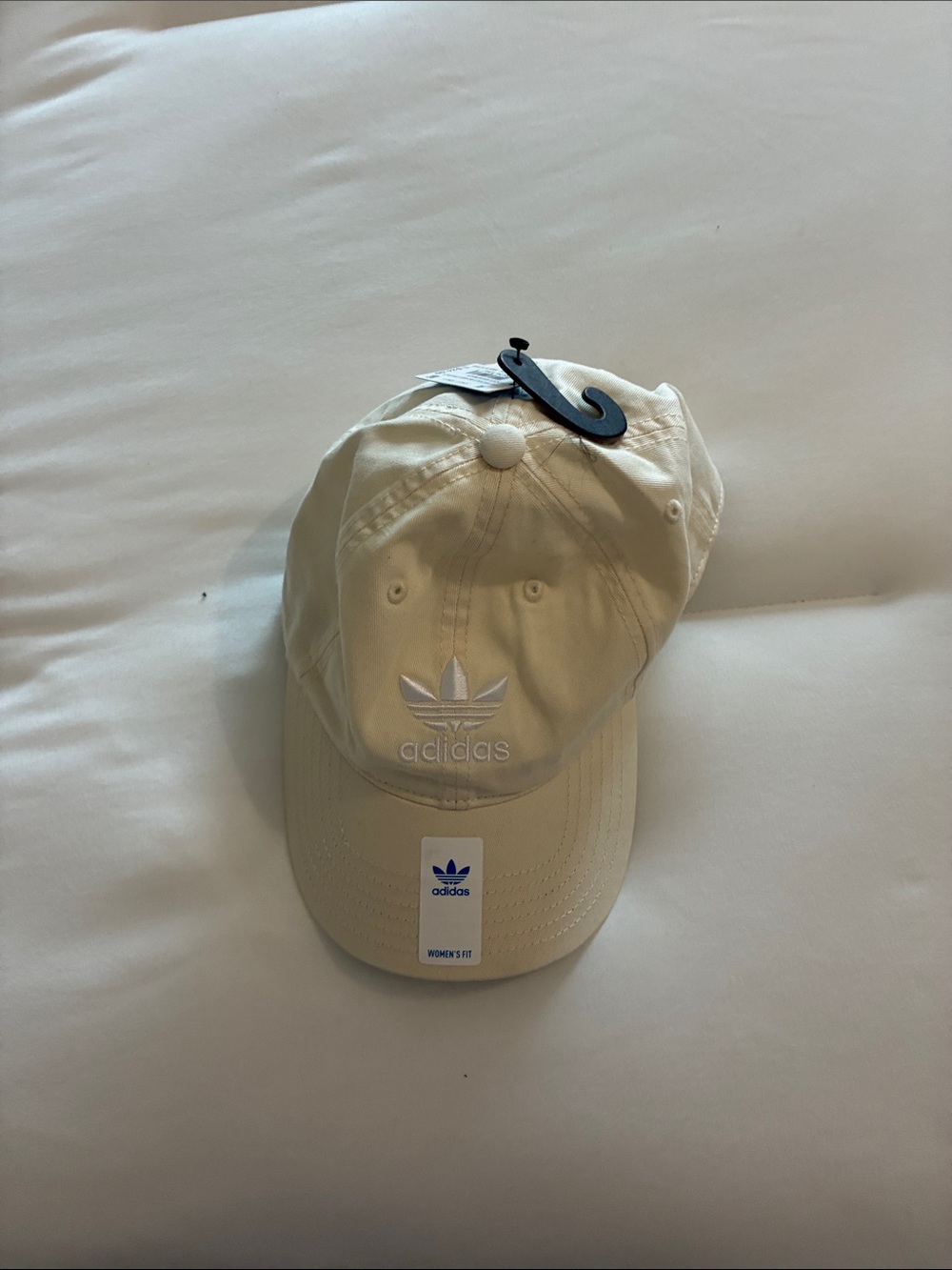adidas Kids Trefoil Cap in Cream